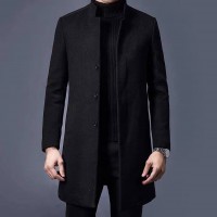 厂家直销2020冬季新款羊绒大衣男加棉加厚羊绒大衣女中长款