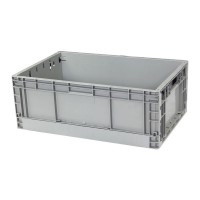 EUO4622斜插箱物流箱周转箱塑料箱卡板箱折叠箱eu箱