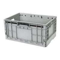 EUO4628斜插箱物流箱周转箱塑料箱卡板箱折叠箱eu箱