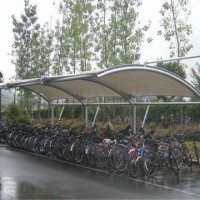 厂家按需 定制膜结构交通棚 膜结构汽车车棚 遮阳棚 自行车棚