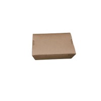 牛皮纸沙拉盒餐盒一次性外卖纸盒打包盒 开窗盒大直角700外卖打包盒