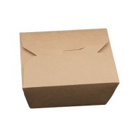 800ml牛皮纸沙拉盒餐盒一次性外卖纸盒打包盒纸质盒子便当盒