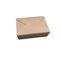 2000ml牛皮纸沙拉盒餐盒一次性外卖纸盒打包盒纸质盒子便当盒