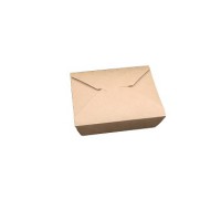 1000ml牛皮纸沙拉盒餐盒一次性外卖纸盒打包盒纸质盒子便当盒