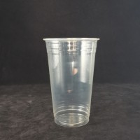 厂家直销一次性透明PLA饮料果汁奶茶杯95-600吸塑杯