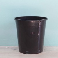 厂家直销黑色塑料花盆2二加仑盆对折不破简约加仑盆品质现货批发