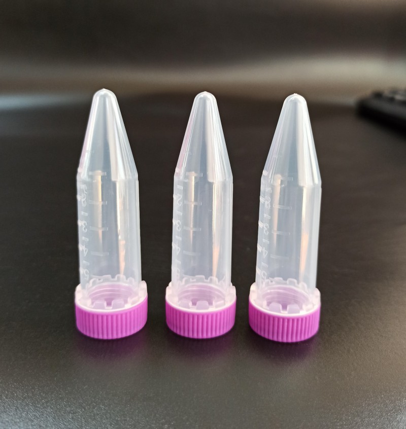 厂家供应带刻度螺旋盖锥形离心管 高透样品采集管5ml_供应产品_浙江润